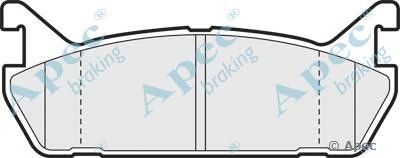 APEC BRAKING pad683 -  Комплект тормозных колодок, дисковый тормоз